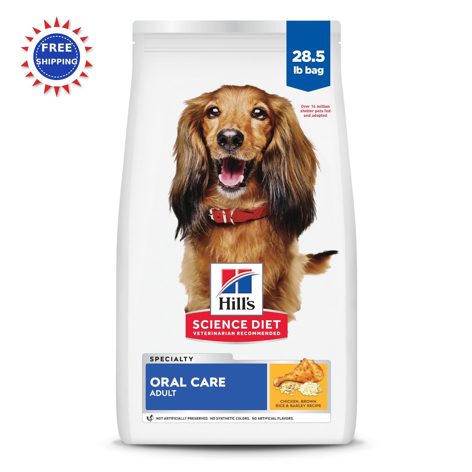 28.5 Lb Hill S Science Diet Oral Care Adult 1-6 Plaque & Tar