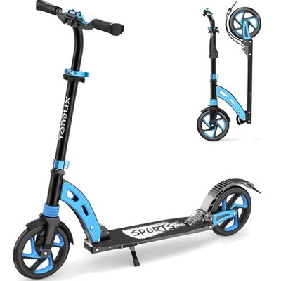 Kinderroller 6 7 8 9+ Jahre, Aluminium Roller für Erwachsene, City Roller Dop...