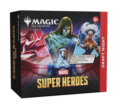 Draft Night Sealed Box Marvel Super Heroes MTG Magic the Gathering