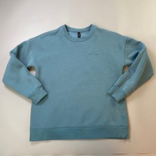 LAZYPANTS Blue Sweatshirt Small Crew Neck Normalcore Classic Cozy Casual Cute