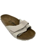 Birkenstock Women's Oita Suede Sandal Off White