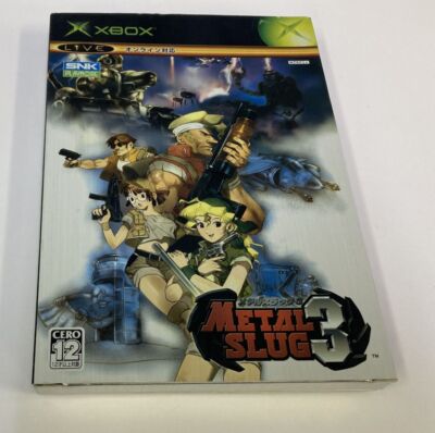 Microsoft Xbox Metal Slug 3 Japan w/ Box, Manual, Calendar 6105 SP
