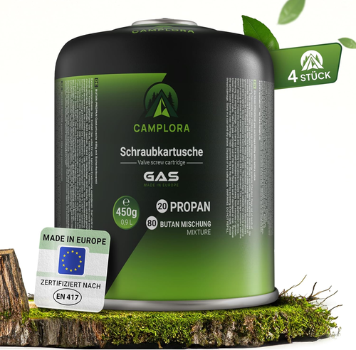 CAMPLORA 4X 450G Gaskartuschen Passend Für Weber Gasgrill Q100/1000-Serie, Propa - Bild 11 von 12