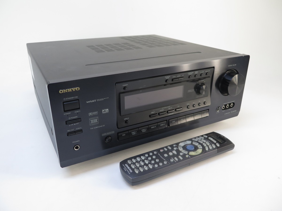 Onkyo TX-DS787 AV Receiver THX Select, THX Surround EX, Dolby Digital, and DTS Onkyo TX-DS787 AV Receiver THX Select, THX Surround EX, Dolby Digital, and DTS