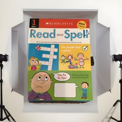 Scholastic WIPE CLEAN Grade 1 Read and Spell Book Reusable Reading Fun Learning 