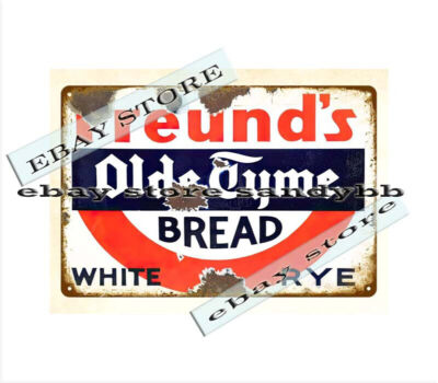 OLD TYME BREADs metal tin sign metal retro home decor wall art