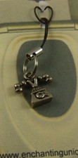 Old fashioned phone cell phone charm or purse charm