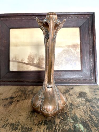 Vintage Jugendstil Kupfer Deko Vase - Bild 3 von 8