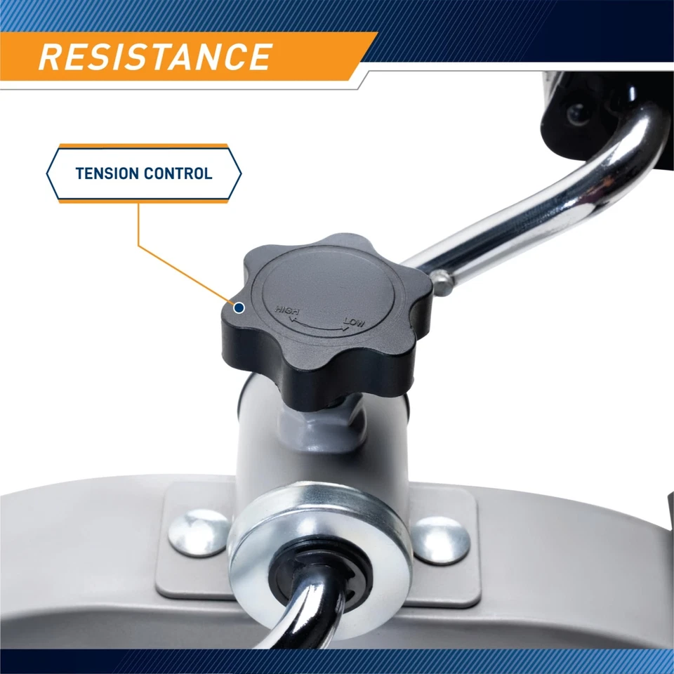 Marcy Under Desk Mini Pedal Leg and Arm Exercise Cycle with Adjustable Magnet... - Image 4 of 4