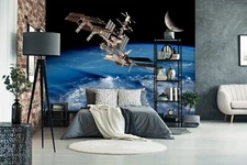 3D Satellite Device O2804 Wallpaper Wall Murals Removable Wallpaper Sticker Eve