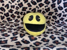 Pac-Man Yellow Black 5 Inch Plush By Paldone Products Ltd Makes Game Sounds