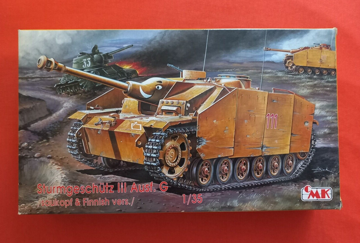 ARTITEC WWII STUG III Ausf G Saukopf (1944) camo 1/87 RÉSERVOIR MODÈLE