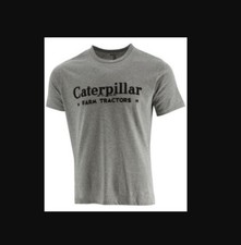 Caterpillar Men's Foundation Logo Graphic Heather Grey XL 2436 