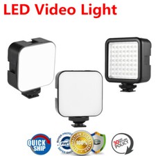 Mini LED Video Light Photography Fill-in Lamp 6500K Dimmable 5W for Canon Camera