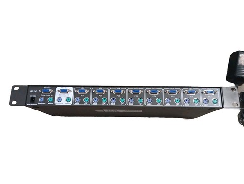 D-Link 8-Port Rack-Mounted KVM Switch With VGA & PS/2 (DKVM-8E) BKVM8EA...B1 GUC - Picture 6 of 9