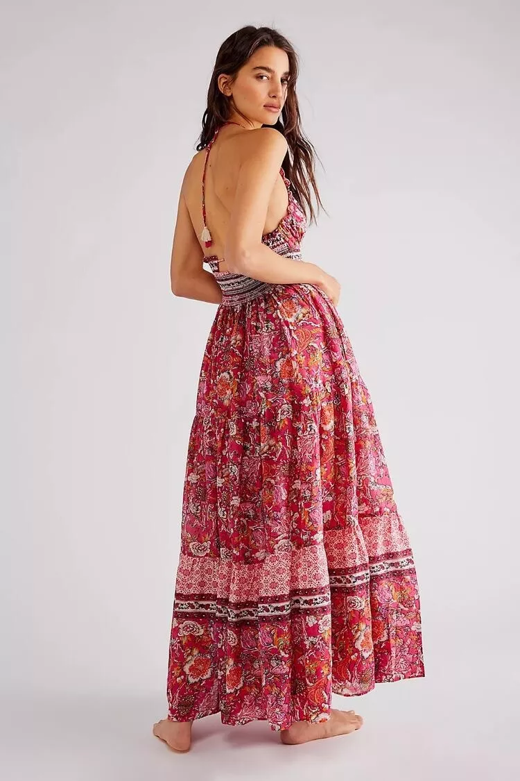 Spell jasmine deals strappy maxi