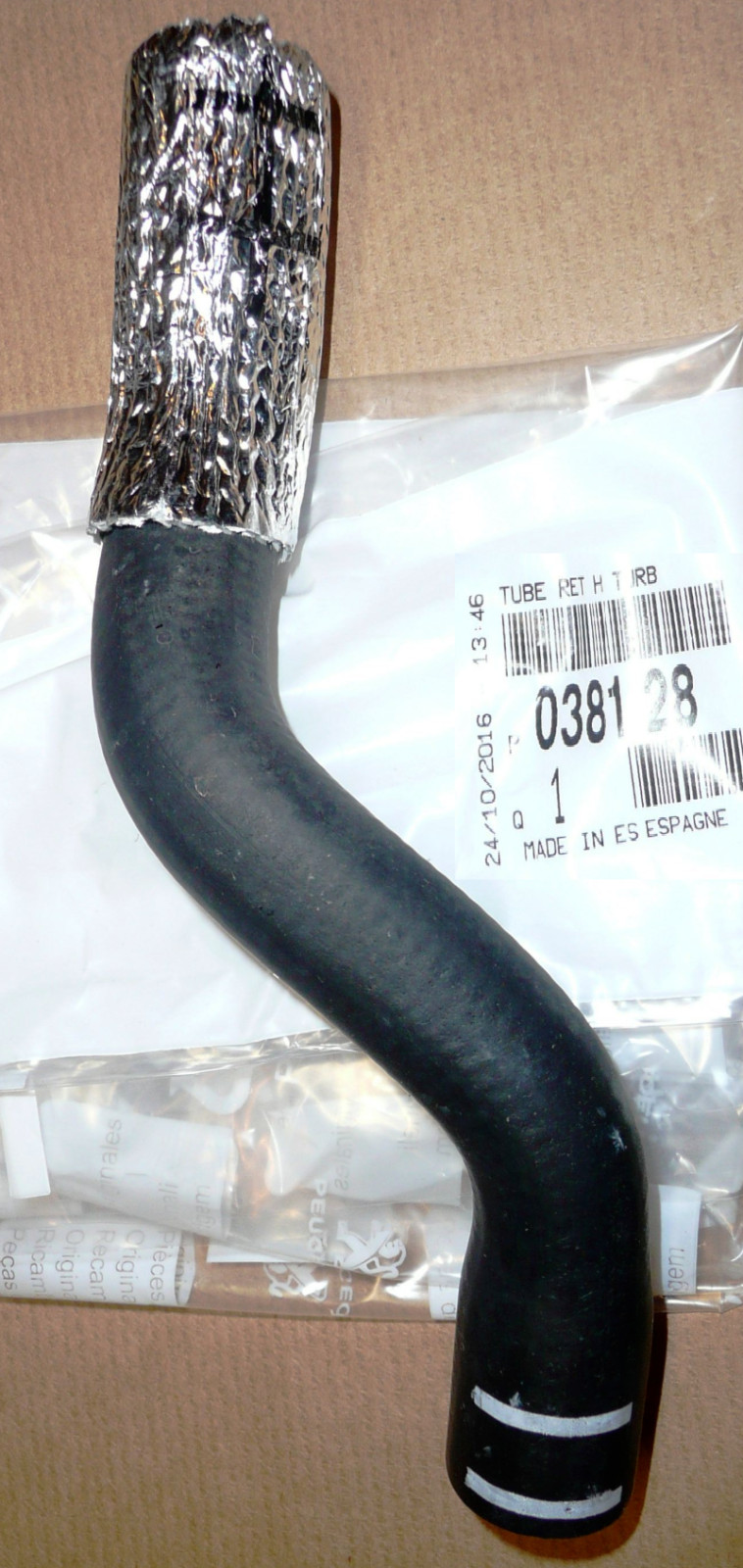 Durite d'air d'origine 0381.28 pour Citroën Berlingo et C3 1.6 HDi