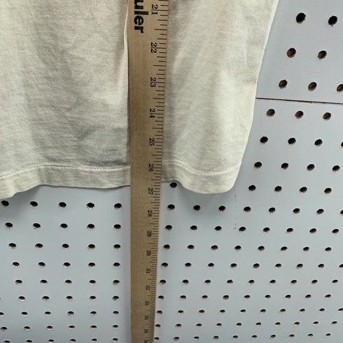 Camisa beige vintage Belton puntada única adulto mediana 17X27 DW Groveres salón - Imagen 13 de 14