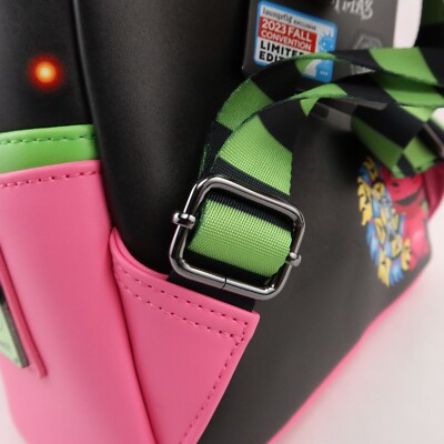 Loungefly 2023 Fall Convention Neon Glow in the Dark Neon Pink Oogie Boogie Loungefly | Bags | Loungefly 223 Fall Convention Neon Glow  main image 4