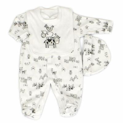 neutral baby sleepsuits