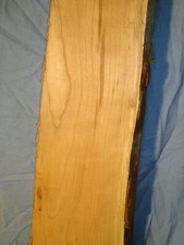  3675 Live Edge wild black Cherry Slab rustic 48"L 8 3/4"W 1 3/8"T