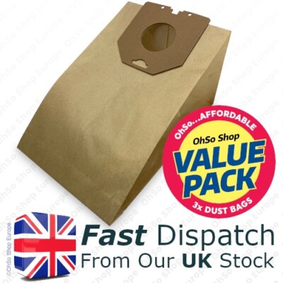 3 x PHILIPS Oslo & Oslo+ Vacuum Cleaner Dust Bags TCX631, TCX642, TCX722, TCX739