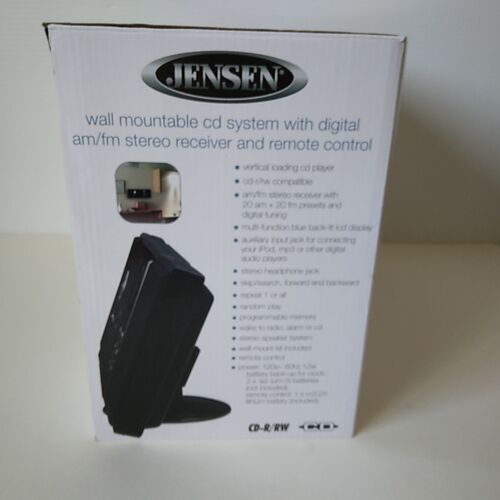 Jensen JMC-180 Micro Compact Stereo System-CD-Radio-AUX+Remote-Box-Testato Funzionante - Foto 13 di 15