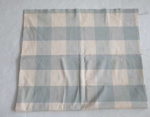 1.5 Yard Medium weight Upholstery Fabric Buffalo Check Contemporary Green Cotton - Picture 2 of 4