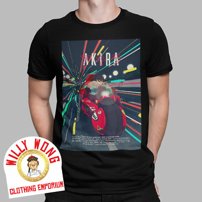 Akira T-Shirt Retro Cafe Racer Movie Neon Action 80s 90s Action SCIFI Health 2