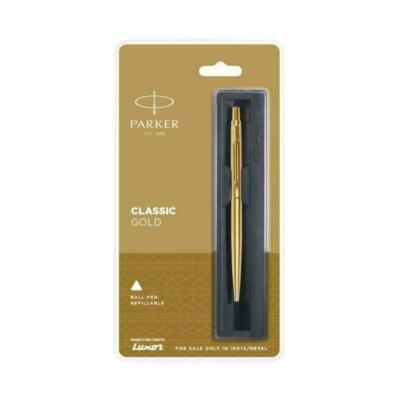 Paker Jotter Classic Stainless Steel Trim Fine Blue Ink Ball Pen with Fine 0.8