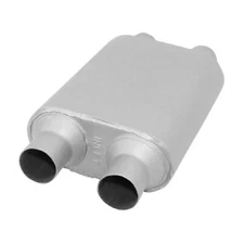 AP Exhaust Xlerator VX Performance 19" Oval Muffler w/ 2.25" Dual Inlet Outlet