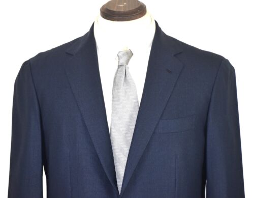 Xlent Sartorio Napoli by Kiton Navy Blue Weave Blazer Sport Jacket EU48 US 38 R - Picture 2 of 8