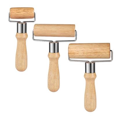 Kleiner Rollstift Gebäckroller T-Form robustes Gebäckwerkzeug Holz Küche