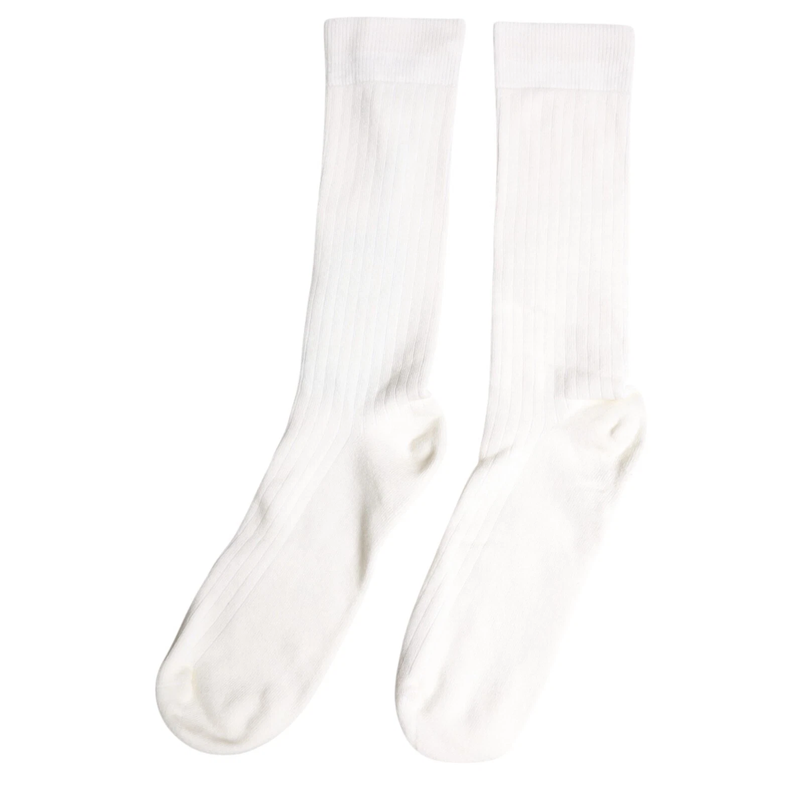 Dolce & Gabbana Socks White Cotton Solid Mid Calf Men Accessory s. Tag L 90usd
Opens in a new window