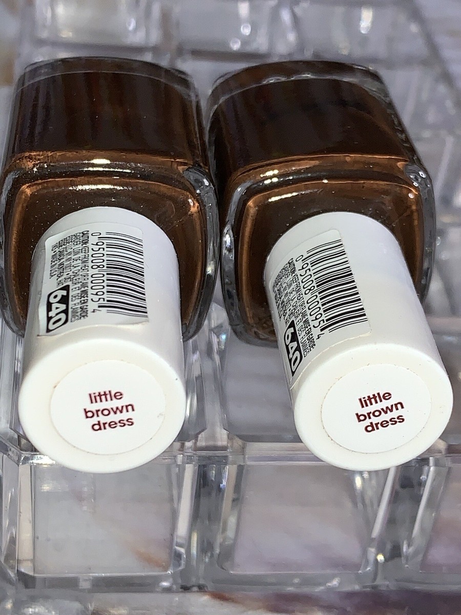 essie little brown dress Cracked Polish