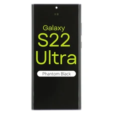 Samsung Galaxy S22 Ultra S908U OLED Touch Screen With Frame - Black