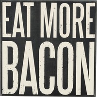 Primitives By Kathy, Inc. Eat More Bacon Wall Décor Set Of 2 on sale Primitives By Kathy, Inc. Eat More Bacon Wall Décor Set Of 2 on sale