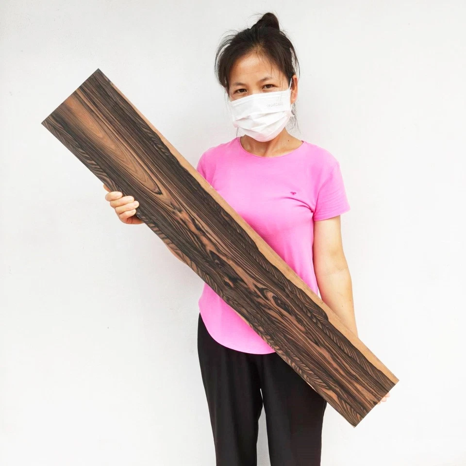 Madera exótica de ébano Macassar 40 1/2" x 6 1/2" x 1 5/8" #725 Foto 2 de 4