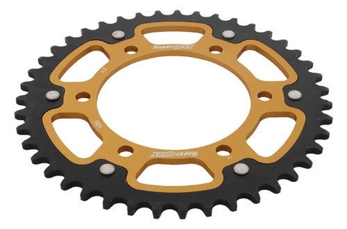 Gold Stealth Sprocket For Yamaha FJ09 2015-2016 FZ10 2017; RST-486-43-GLD - Picture 3 of 4