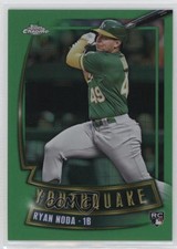 2023 Topps Chrome Update Youthquake Green Refractor 38/99 Ryan Noda #YQ-80 0v33