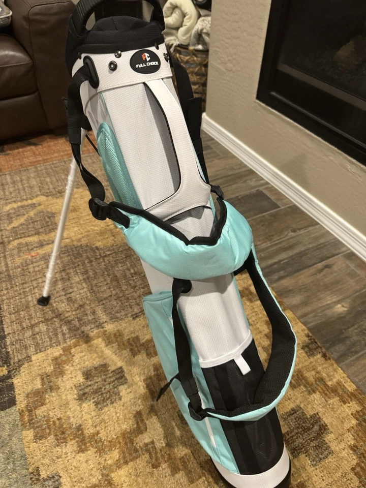 Lightweight Golf Stand Sunday Bag, 4-Way Full-Length Dividers, Holds 10 Clubs - Image 3 of 3