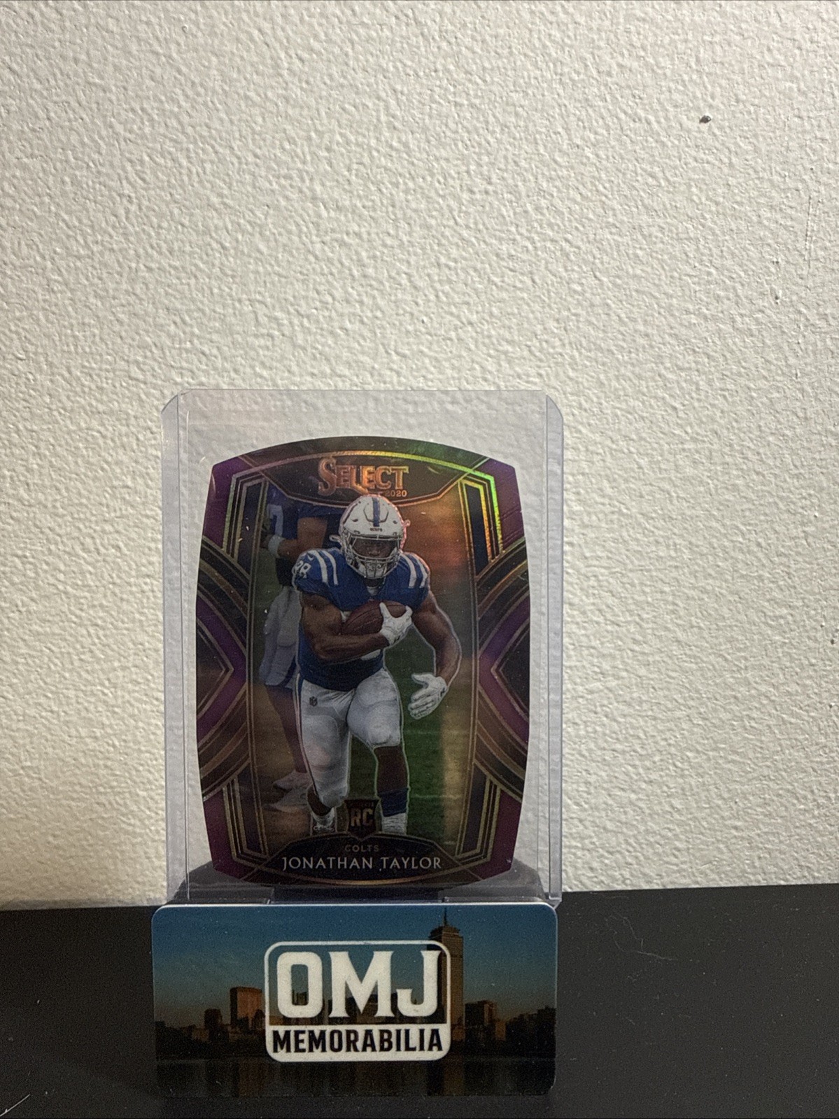 2020 Panini Select - Club Level Jonathan Taylor #253 Purple Prizm Die-Cut (RC)