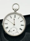 Antique 1883 Waltham Home Watch Co 18S Pocket Watch, 7 Jewel, Sterling Silver