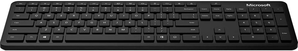 Microsoft Bluetooth-Tastatur, QSZ-00001, US Layout QWERTY Schwarz - Wireless - Bild 3 von 4