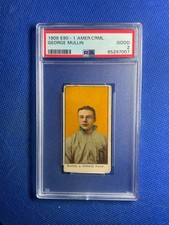 1909-11 American Caramel E90-1 George Mullin PSA 2