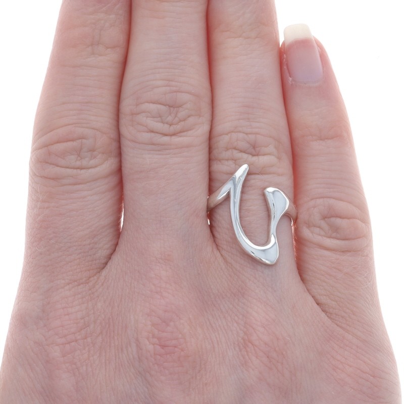 Sterling Silver Freeform Statement Ring - 925 Abs… - image 2