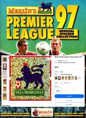 Merlin's Premier League 97 · Album Sticker 1-277