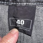 Men’s Vintage Anchor Blue Shorts Big Baggy Black Jeans Shorts Size 40 EUC — photo 3