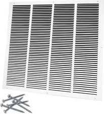 Steel Return Air Grille 24"x24" Duct Opening for Ceiling/Wall HVAC Vent 🌬️