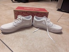 Size 1 Youth - VANS Old Skool Low White